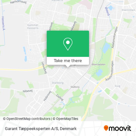 Garant Tæppeeksperten A/S map