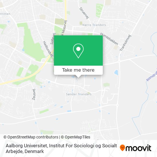 Aalborg Universitet, Institut For Sociologi og Socialt Arbejde map