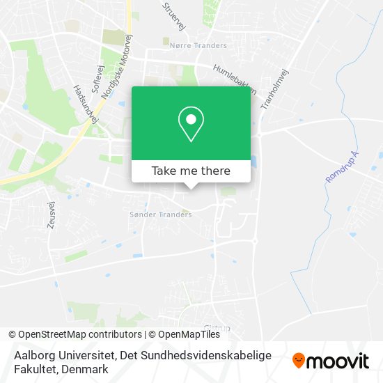 Aalborg Universitet, Det Sundhedsvidenskabelige Fakultet map