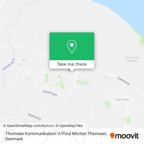 Thomsen Kommunikation V / Poul Morten Thomsen map