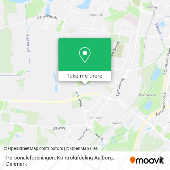 Personaleforeningen, Kontrolafdeling Aalborg map