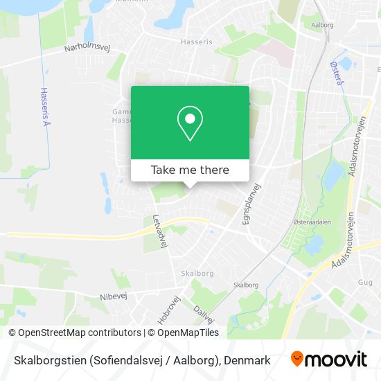 Skalborgstien (Sofiendalsvej / Aalborg) map