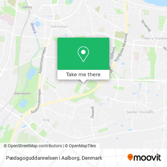 Pædagoguddannelsen i Aalborg map