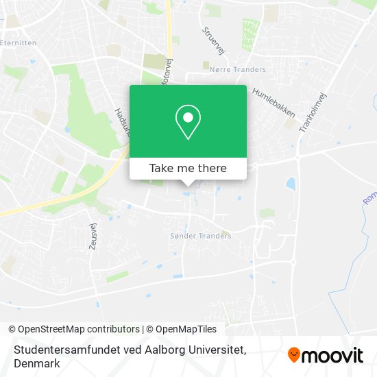 Studentersamfundet ved Aalborg Universitet map