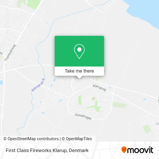 First Class Fireworks Klarup map