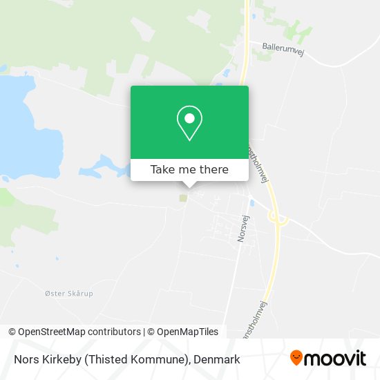 Nors Kirkeby (Thisted Kommune) map