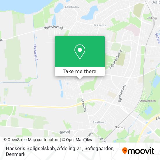 Hasseris Boligselskab, Afdeling 21, Sofiegaarden map