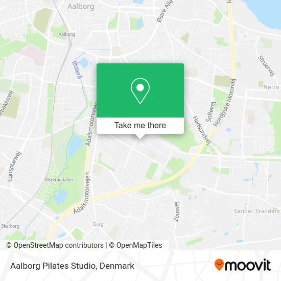 Aalborg Pilates Studio map