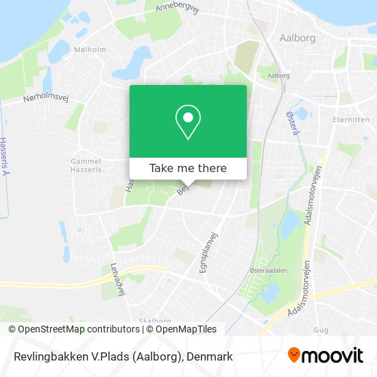 Revlingbakken V.Plads (Aalborg) map
