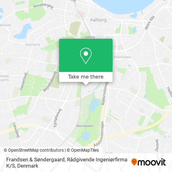Frandsen & Søndergaard, Rådgivende Ingeniørfirma K / S map