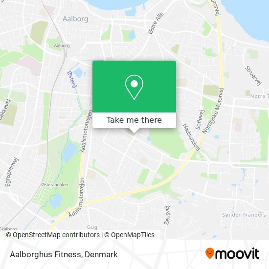 Aalborghus Fitness map