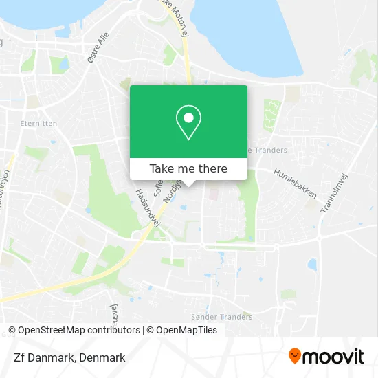 Zf Danmark map