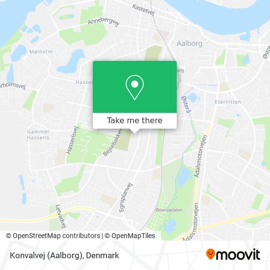 Konvalvej (Aalborg) map