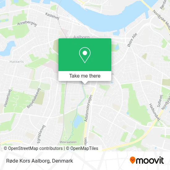 Røde Kors Aalborg map