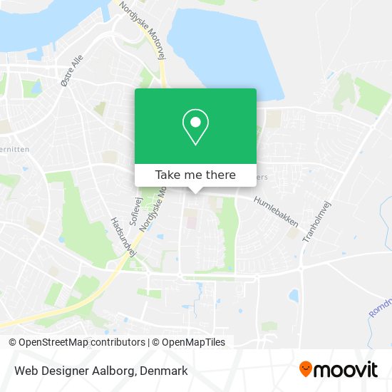 Web Designer Aalborg map