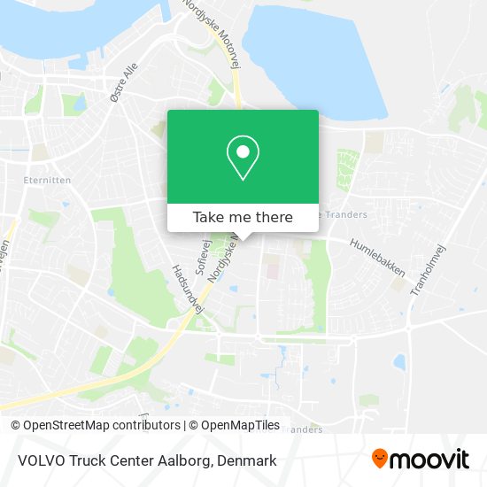 VOLVO Truck Center Aalborg map