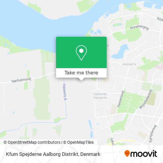 Kfum Spejderne Aalborg Distrikt map