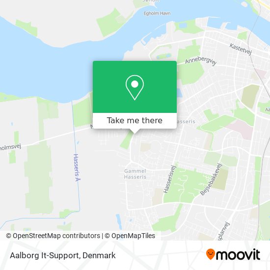 Aalborg It-Support map