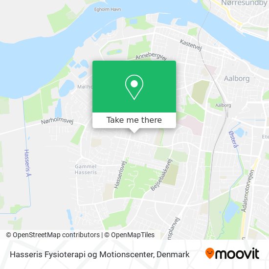 Hasseris Fysioterapi og Motionscenter map