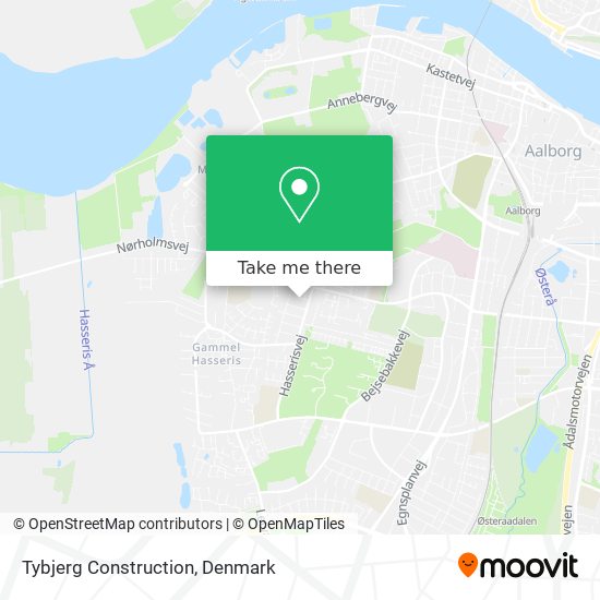 Tybjerg Construction map