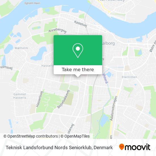 Teknisk Landsforbund Nords Seniorklub map