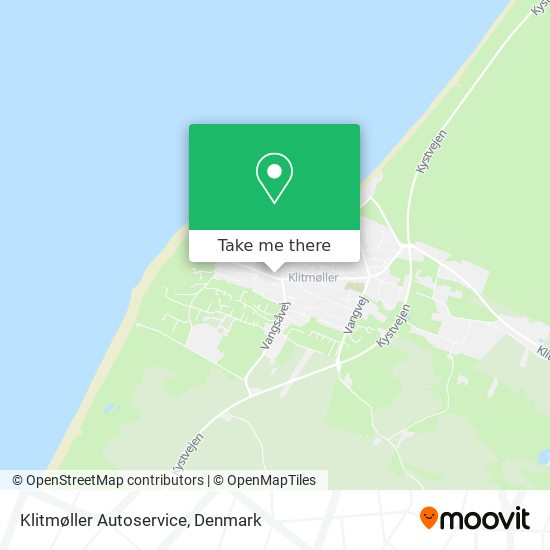 Klitmøller Autoservice map