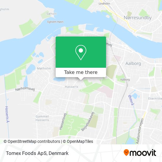 Tomex Foods ApS map