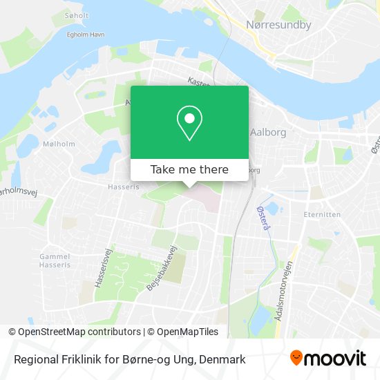 Regional Friklinik for Børne-og Ung map