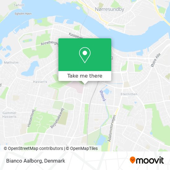 Bianco Aalborg map