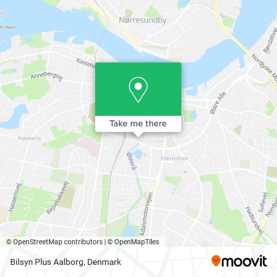 Bilsyn Plus Aalborg map