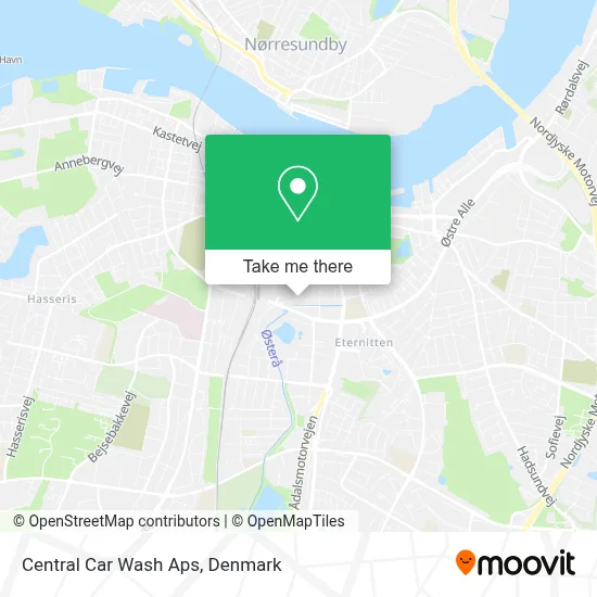 Central Car Wash Aps map
