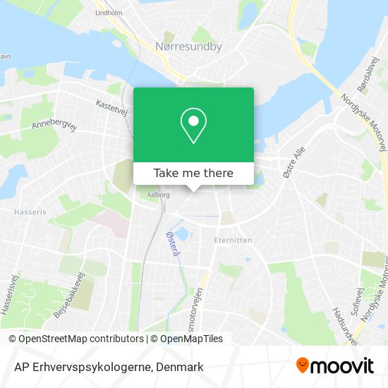 AP Erhvervspsykologerne map