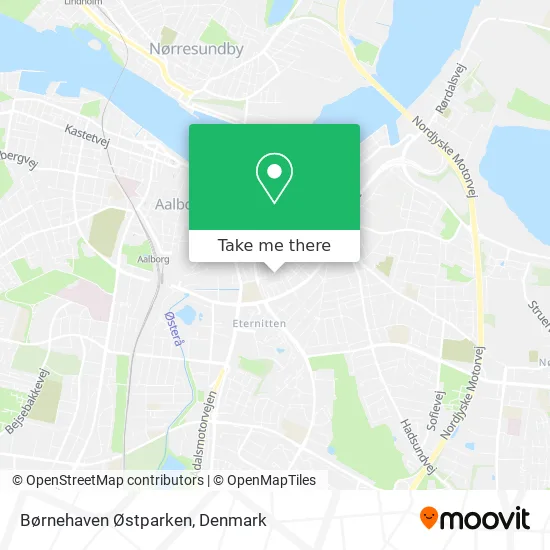 Børnehaven Østparken map