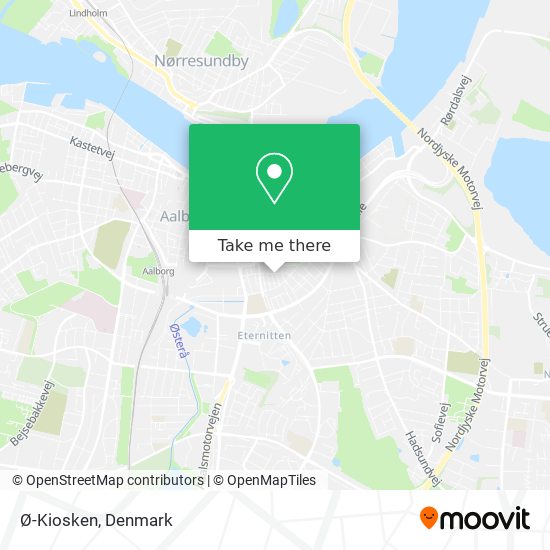 Ø-Kiosken map