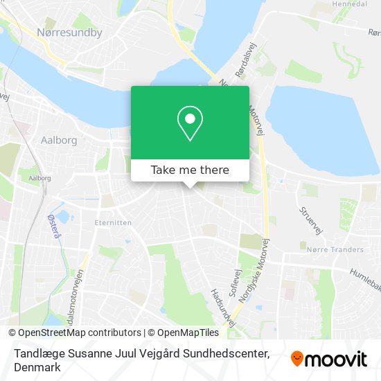 Tandlæge Susanne Juul Vejgård Sundhedscenter map