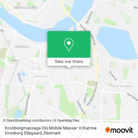 Kronborgmassage-Din Mobile Massør V / Katrine Kronborg Ellegaard map