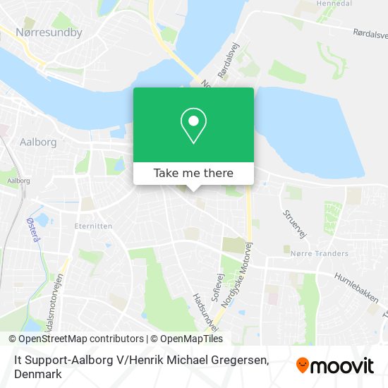 It Support-Aalborg V / Henrik Michael Gregersen map