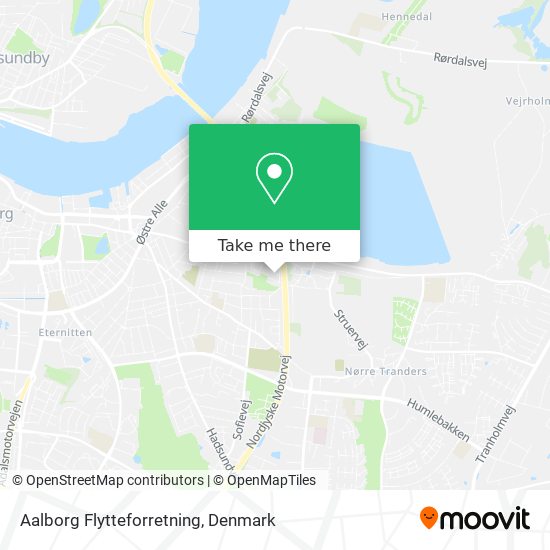 Aalborg Flytteforretning map