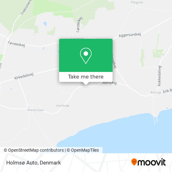 Holmsø Auto map