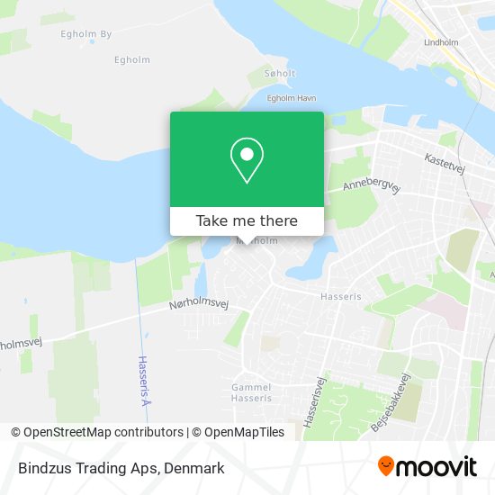 Bindzus Trading Aps map