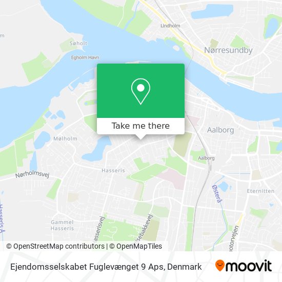 Ejendomsselskabet Fuglevænget 9 Aps map