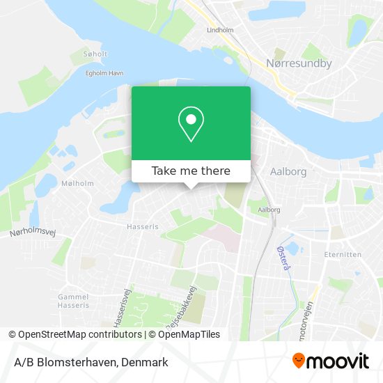 A/B Blomsterhaven map