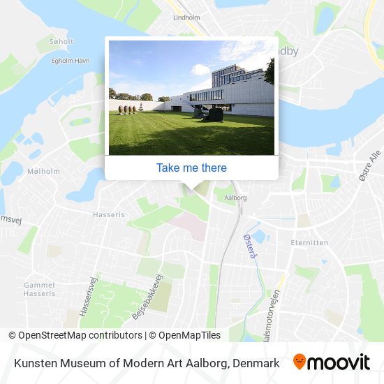 Kunsten Museum of Modern Art Aalborg map