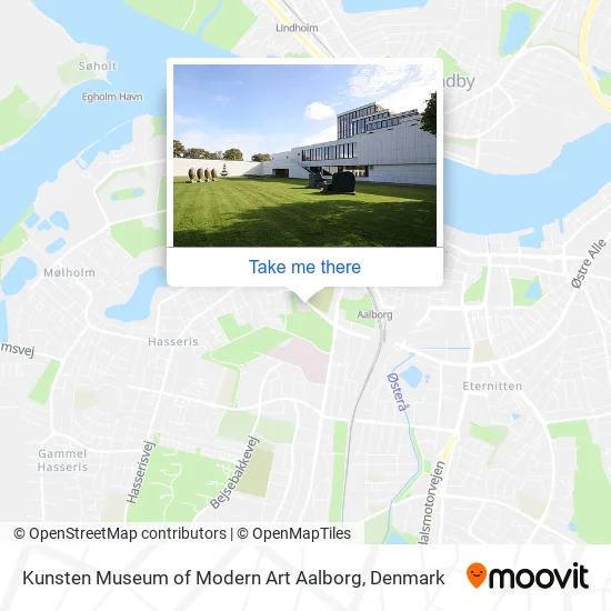 Kunsten Museum of Modern Art Aalborg map
