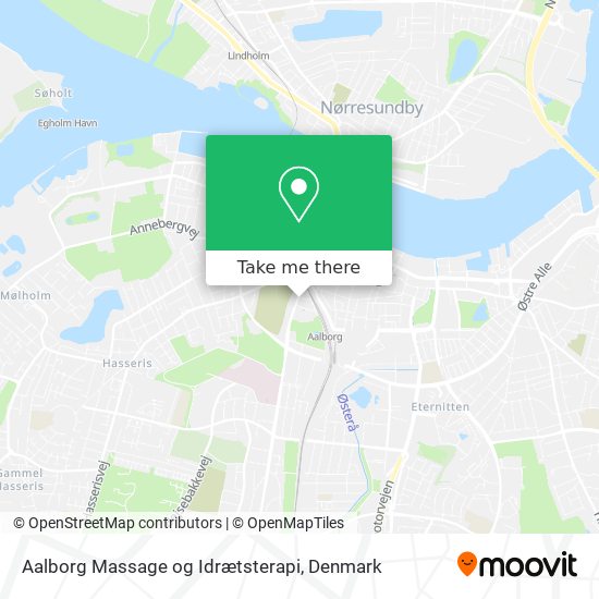 Aalborg Massage og Idrætsterapi map