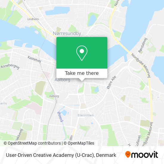 User-Driven Creative Academy (U-Crac) map