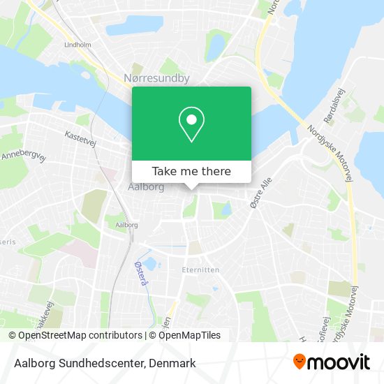 Aalborg Sundhedscenter map