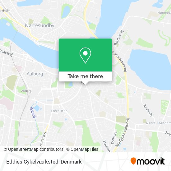 Eddies Cykelværksted map