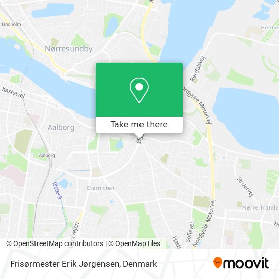 Frisørmester Erik Jørgensen map
