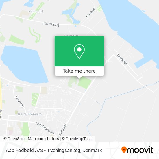 Aab Fodbold A / S - Træningsanlæg map